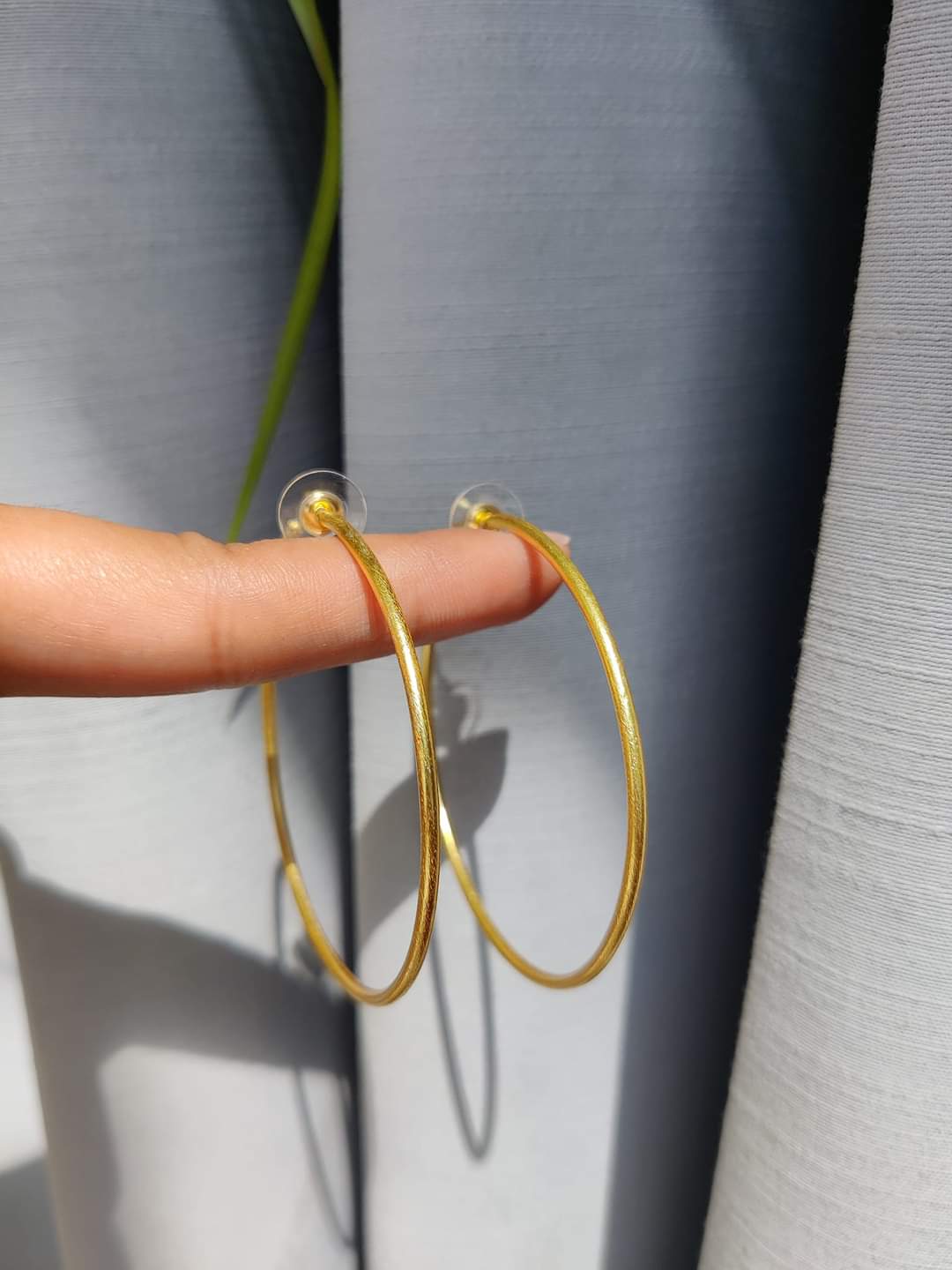 Plain Hoop Earrings