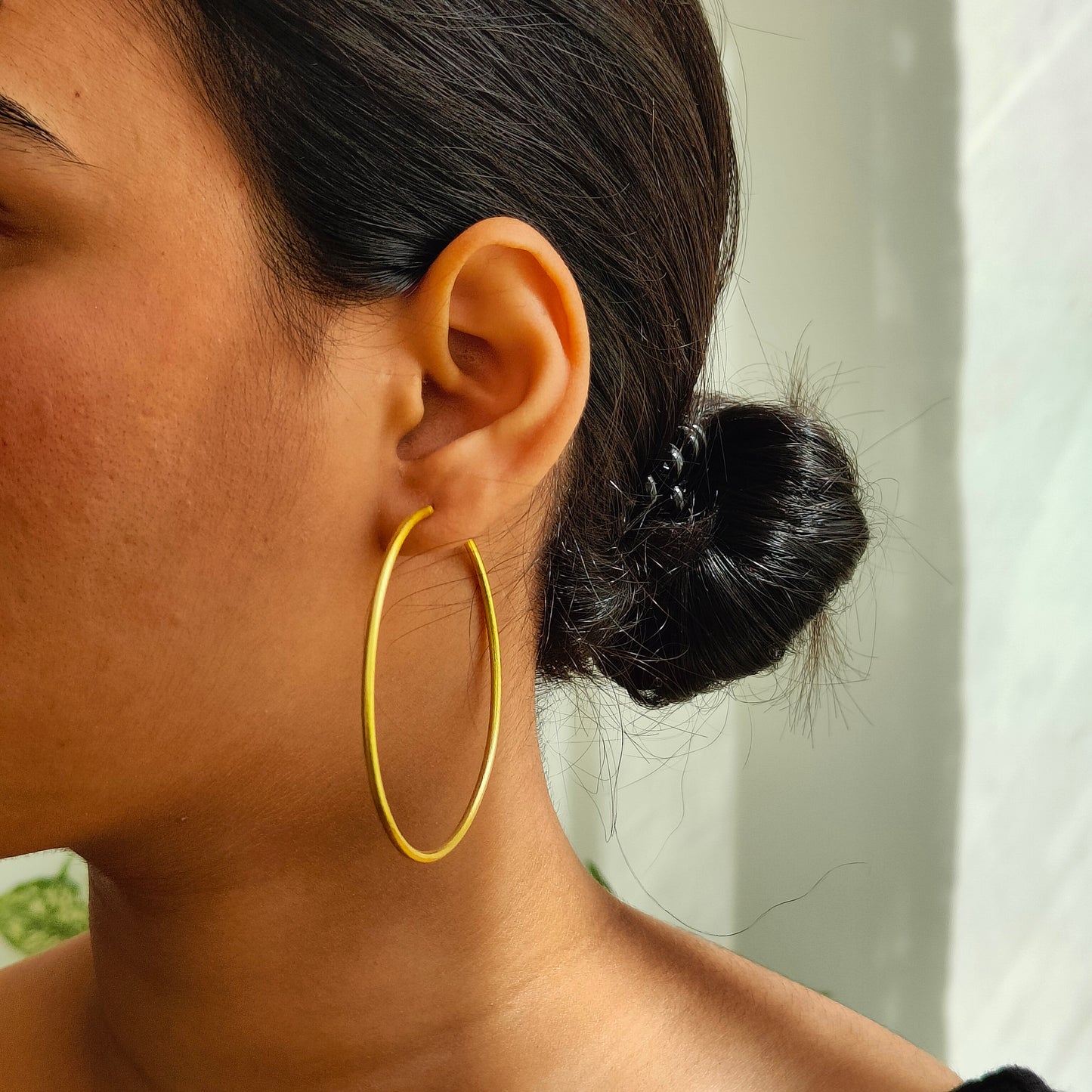 Plain Hoop Earrings