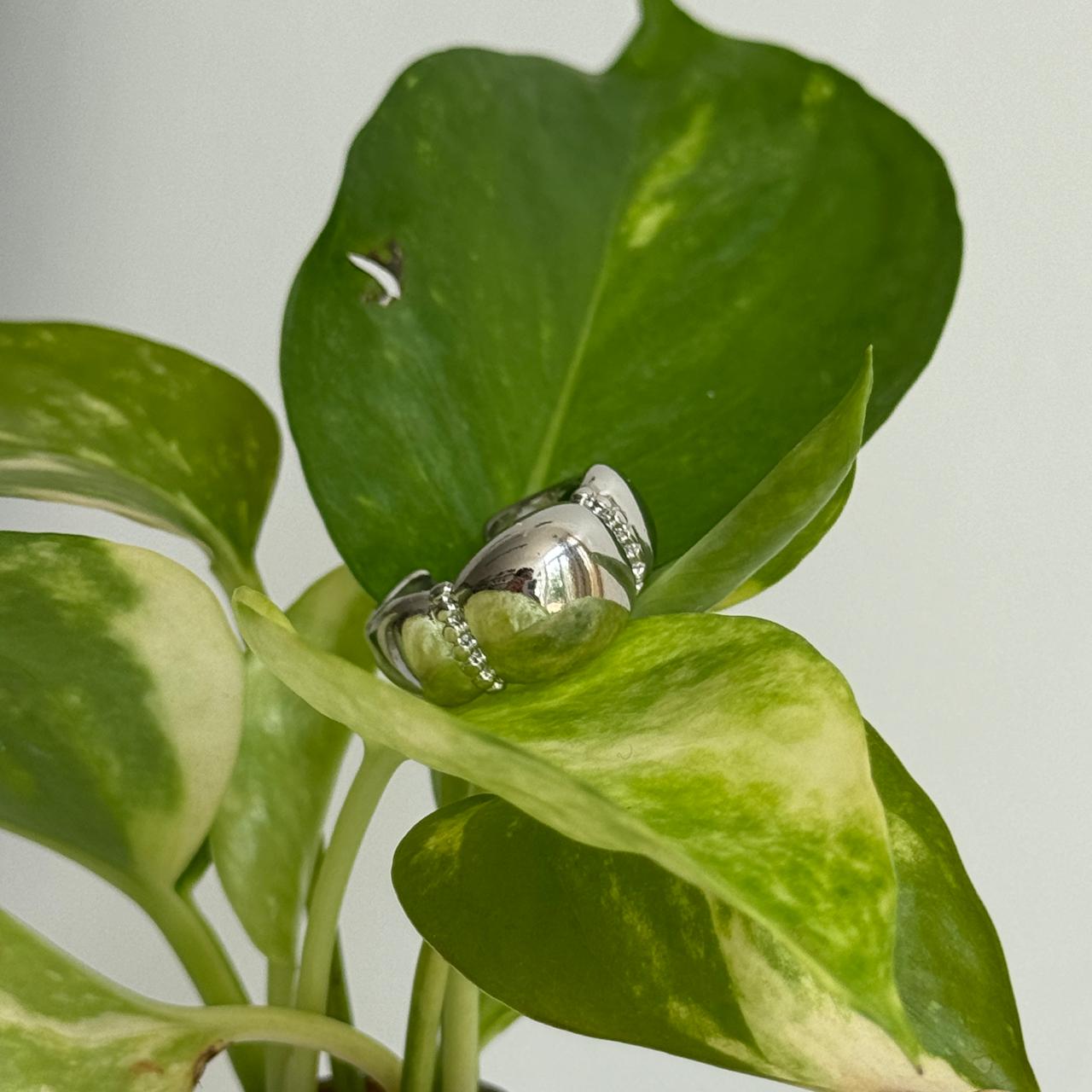 Melon Ring Silver