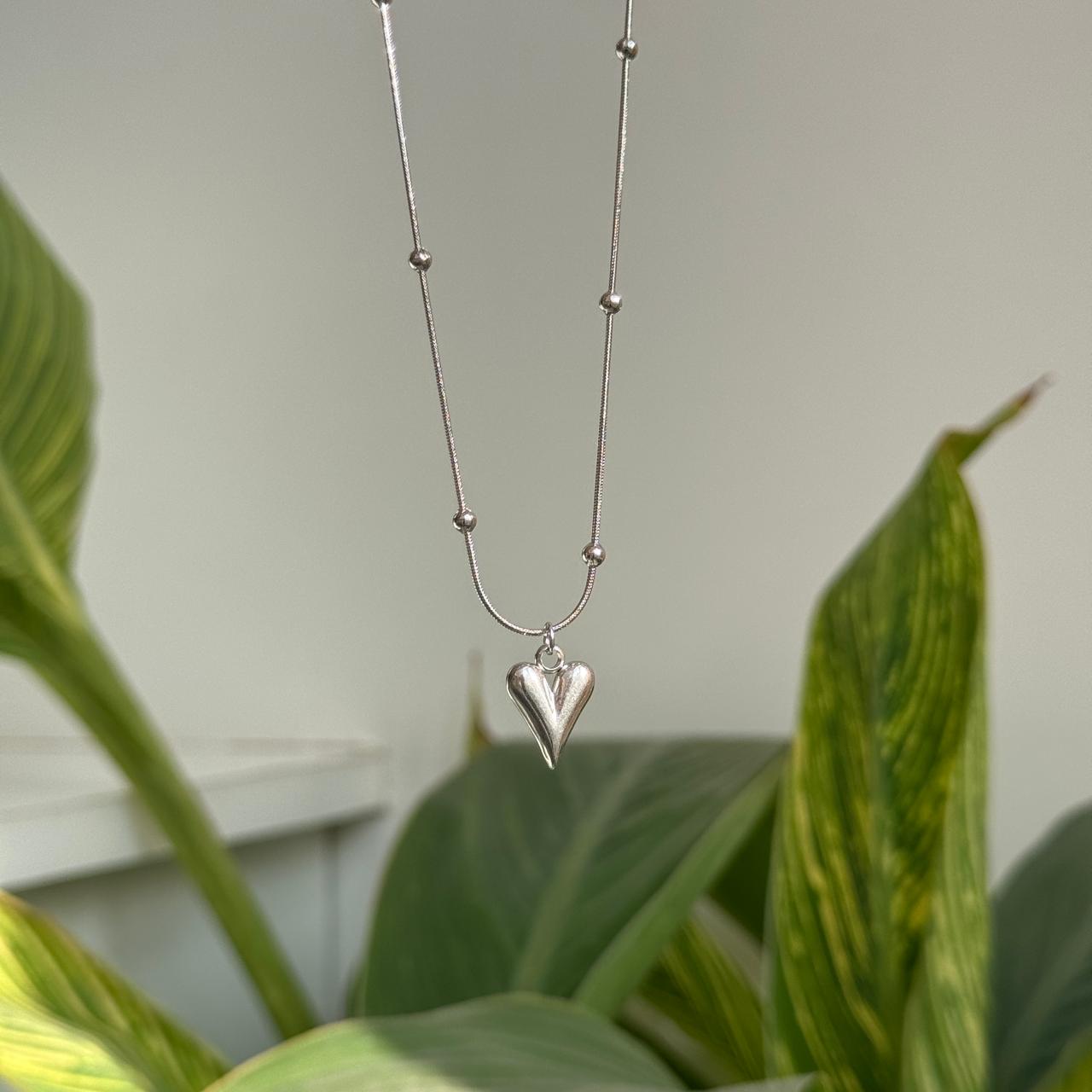 Elongated Heart Pendant