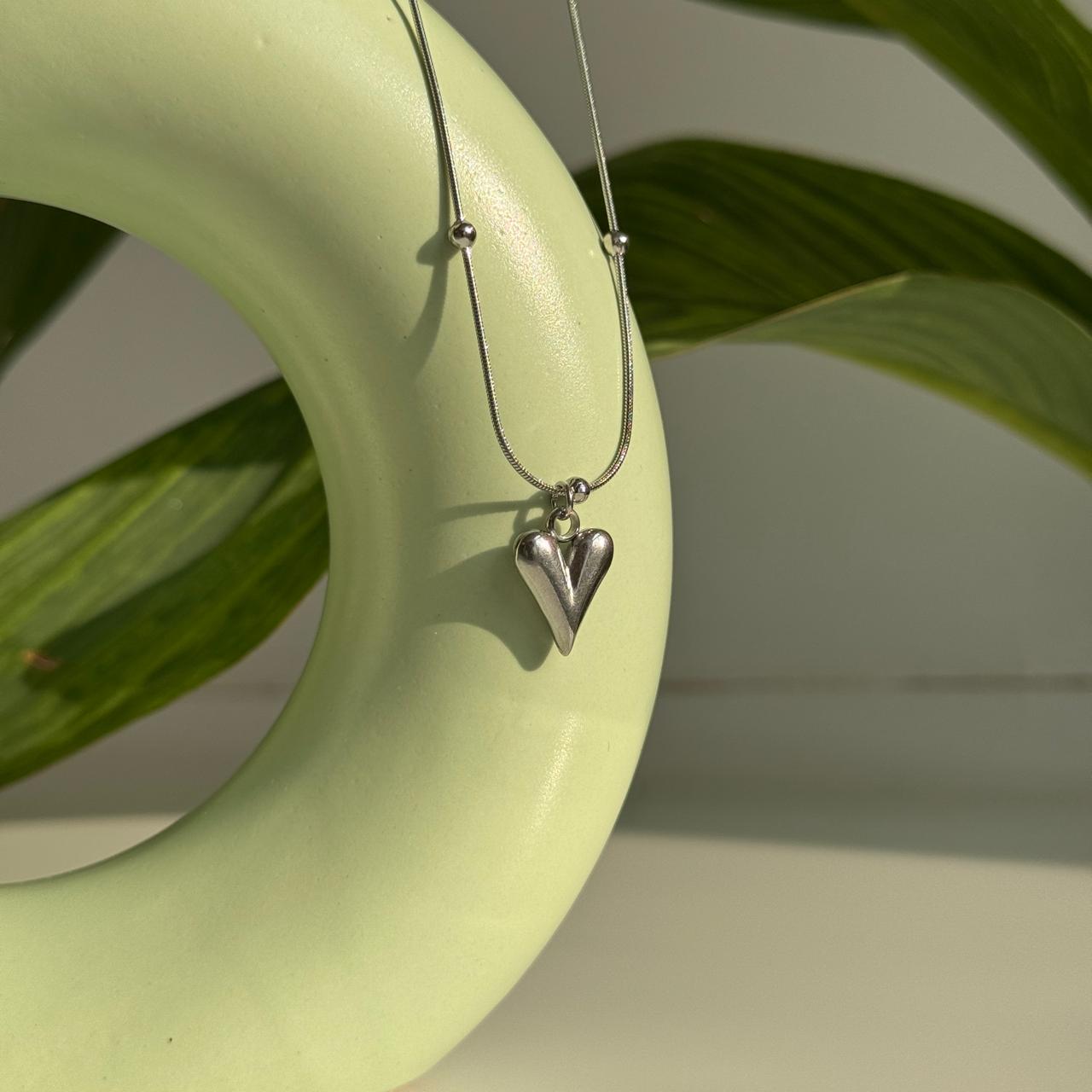 Elongated Heart Pendant