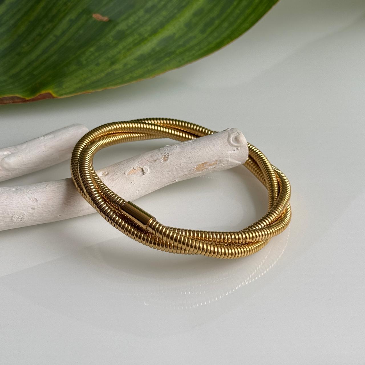 Intercoiled Bangle