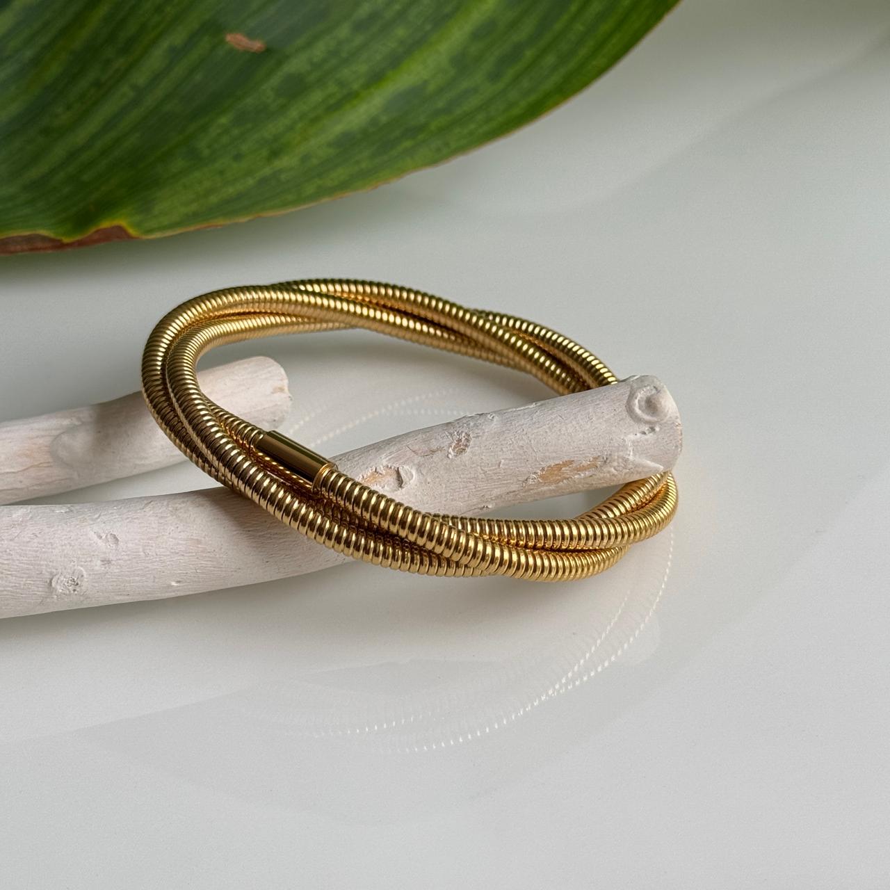 Intercoiled Bangle